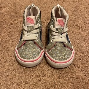 Baby girl 3c Sparkly unicorn vans